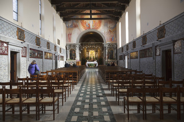 Obraz premium Interno del Santuario di Castelmonte, Friuli