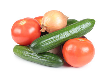 Tomatos and onion