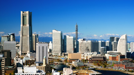 Fototapeta na wymiar Yokohama miasta