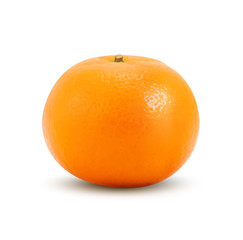 Mandarin isolated on white background
