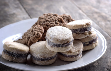 Cookies on plate