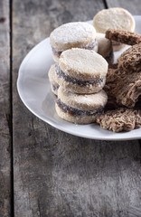 Cookies on plate