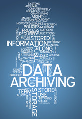 Word Cloud "Data Archiving"