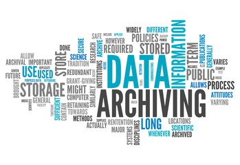 Word Cloud "Data Archiving"