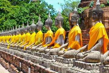  Wat Yai Chai Mongkhon in de provincie Ayuthaya in Thailand © Photo Gallery