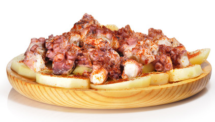 Ración de pulpo.