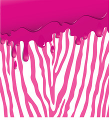 Pink zebra background © Olaola