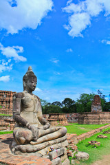 Wat Phramahathat in Ayuthaya province of Thailand