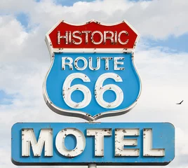 Stickers meubles Route 66 Esprit motel