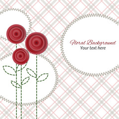 Floral Background - Roses - Place your text