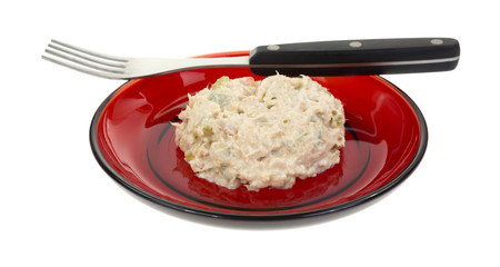 Diet meal of tuna salad