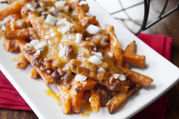 Restaurant Chili Cheese Fries