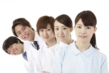 医療イメージ,5人