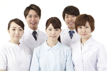 医療イメージ,5人