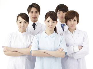 医療イメージ,5人
