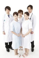 医療イメージ,5人