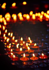Fototapete Rund Candles © THP Creative