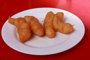 Deep-fried dough stick.