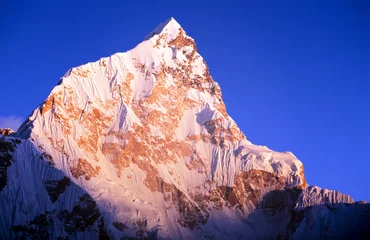Foto op Plexiglas Lhotse Lhotse zonsondergang