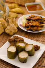 lemak lemang ,malay food during festival of hari raya