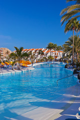 Water pool at Tenerife island