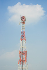 Antenna signal communication.