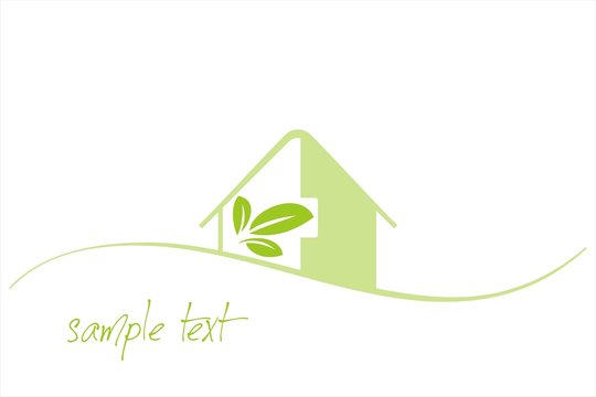 Home , leaves, green icon,business logo design