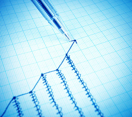 Drawing growth graph of success