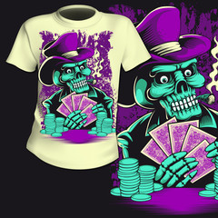 T-Shirt Print Skull