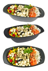 Set of vegetables ready to be cooked