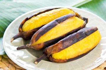 Grilled banana