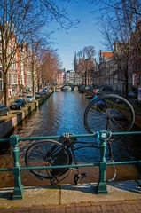 Foto op Canvas Amsterdam © badahos