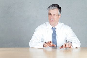 Business mann mit I Pad