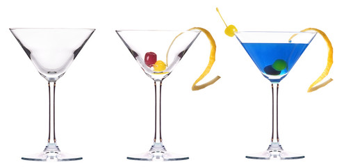 alcoholic cocktail set