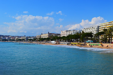 Fototapeta na wymiar Cannes Beach