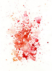watercolor blood