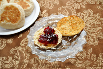 Grape Jelly on an English Muffin