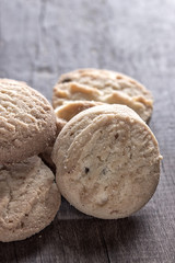 Cookies on table