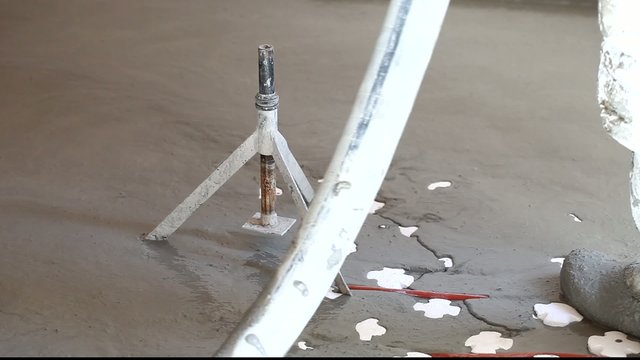 r&eacute;alisation d'une dalle b&eacute;ton