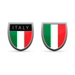 Italy flag emblem