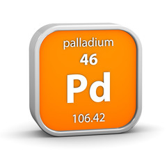Palladium material sign