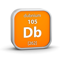 Dubnium material sign