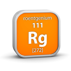 Roentgenium material sign