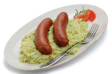 Wirsinggemüse mit Metturst