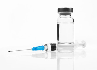 ampules and syringe
