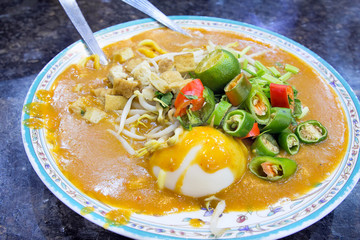 Malay Mee Rebus Dish