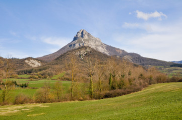 Fototapeta premium Beriain, San Donato range (Navarre)