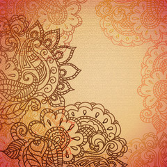 Vintage paisley ornament background