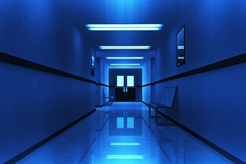 Scary Horror Hospital Corridor - 51121264