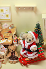テディベアのサンタクロース